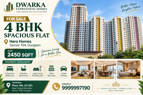 4 bhk flat in Hero Homes